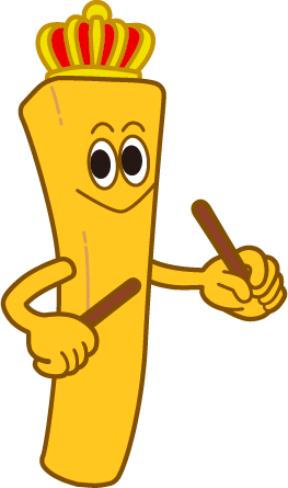 金のポテトキャラクター